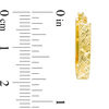 Thumbnail Image 2 of Diamond-Cut Basket Weave U-Hoop Earrings in 10K Gold