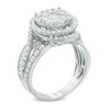 Thumbnail Image 1 of 2 CT. T.W. Composite Diamond Frame Split Shank Engagement Ring in 14K White Gold