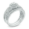 Thumbnail Image 2 of 1 CT. T.W. Diamond Frame Three Piece Bridal Set in 14K White Gold