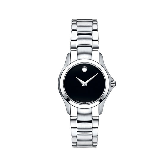 Ladies' Movado Masinoâ¢ Watch with Black Dial (Model: 0605870)