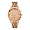 Thumbnail Image 1 of Ladies' Bulova Diamond Accent Rose-Tone Watch with Mother-of-Pearl Dial (Model: 97P113)