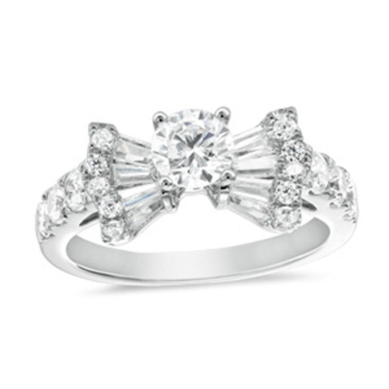 DAVID MORRIS Beaux Double 18-karat white gold diamond ring | NET-A-PORTER