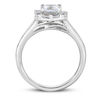 Thumbnail Image 1 of 1-7/8 CT. T.W. Princess-Cut Diamond Frame Engagement Ring in 14K White Gold