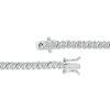 Thumbnail Image 2 of 1 CT. T.W. Diamond Tennis Necklace in Sterling Silver - 17"