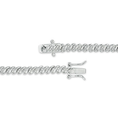 1 CT. T.W. Diamond Tennis Necklace in 