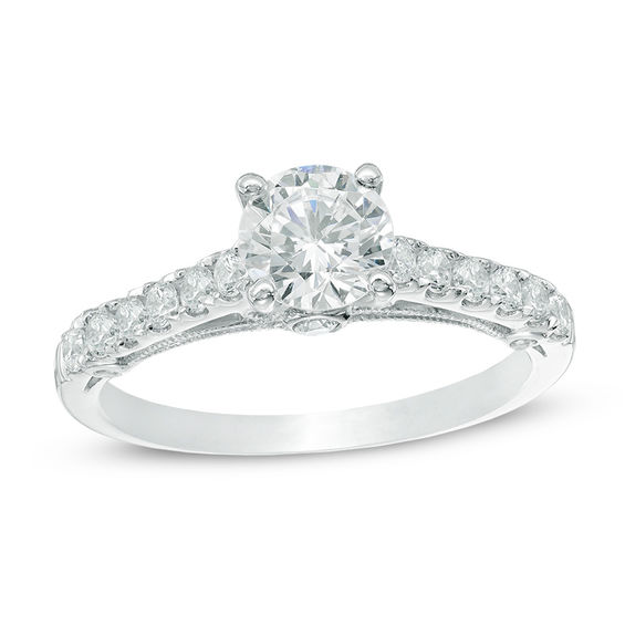 zales engagement rings white gold