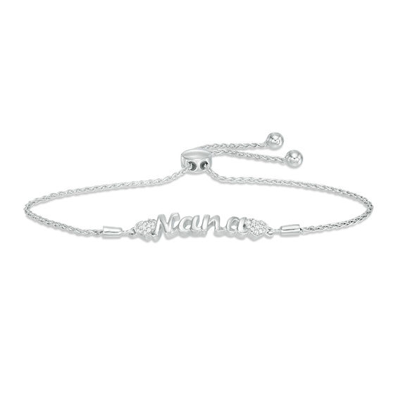 Nana Charm Bracelet Sterling Silver 7