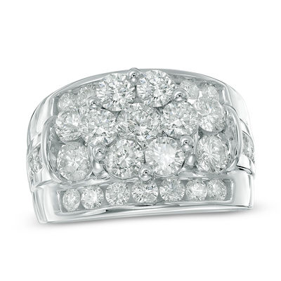 zales diamond cluster rings
