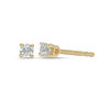 Thumbnail Image 1 of 1/10 CT. T.W. Diamond Solitaire Stud Earrings in 14K Gold