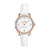 Thumbnail Image 0 of Ladies' Coach Delancey Crystal Accent Strap Watch with Mother-of-Pearl Dial (Model: 14502453)