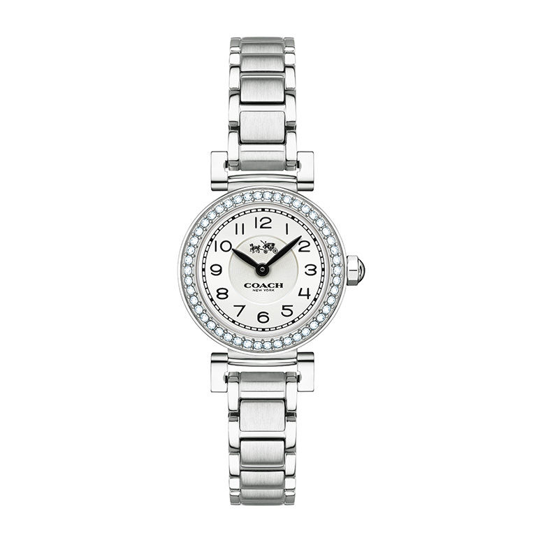 Ladies' Coach Madison Crystal Accent Watch with White Dial (Model: 14502402)