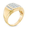 Thumbnail Image 1 of Men's 1 CT. T.W. Composite Rectangle Diamond Ring in 10K Gold