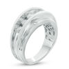 Thumbnail Image 1 of Men's 1-1/2 CT. T.W. Diamond Five Stone Wedding Band in 14K White Gold