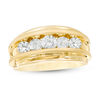 Thumbnail Image 1 of Men's 1-1/2 CT. T.W. Diamond Five Stone Wedding Band in 14K Gold