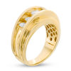 Thumbnail Image 2 of Men's 1-1/2 CT. T.W. Diamond Five Stone Wedding Band in 14K Gold