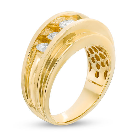 1-1/2 CT. T.w. Diamond Five Stone Wedding Band in 14K Gold