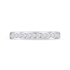 Thumbnail Image 3 of 1/2 CT. T.W. Certified Diamond Channel Anniversary Band in 14K White Gold (I/SI2)