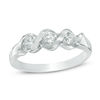 Thumbnail Image 1 of 1/2 CT. T.W. Diamond Three Stone Anniversary Band in 14K White Gold