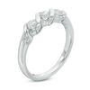 Thumbnail Image 1 of 1/2 CT. T.W. Diamond Three Stone Anniversary Band in 14K White Gold