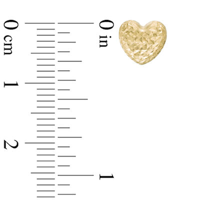 Cincinnati Bearcats Heart Stud Earring See Image on Model for Size Reference Cincinnati Bearcats Heart Stud Earring See Image on Model for Size Reference