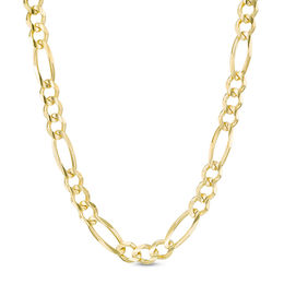 Men's 6.0mm Figaro Chain Necklace in 14K Gold - 24&quot;