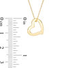 Thumbnail Image 1 of Tilted Heart Pendant in 14K Gold