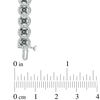 Thumbnail Image 2 of 1/2 CT. T.W. Black Diamond Tennis Bracelet in Sterling Silver - 7.5"
