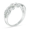 Thumbnail Image 2 of 1/3 CT. T.W. Diamond Braid Ring in 10K White Gold