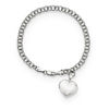 Thumbnail Image 0 of Heart-Shaped Locket Charm Bracelet in 14K White Gold