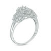 Thumbnail Image 2 of 1/2 CT. T.W. Composite Diamond Marquise Frame Vintage-Style Ring in 10K White Gold