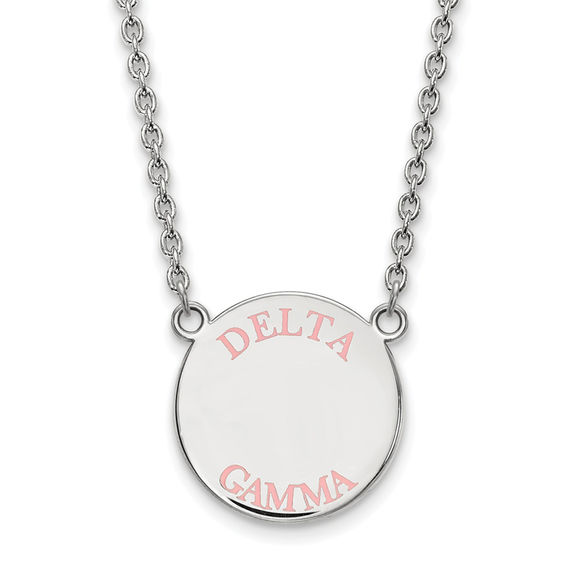 925 Sterling Silver Rhodium-plated Phi Mu Extra Small Charm Sorority Pendant 925 Sterling Silver Rhodium-plated Phi Mu Extra Small Charm Sorority Pendant