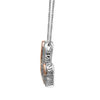 Thumbnail Image 2 of Open Hearts Rhythm by Jane Seymour™ 1/10 CT. T.W. Diamond Layered Pendant in Sterling Silver and 10K Rose Gold