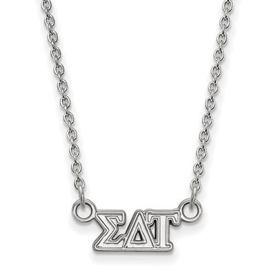 Brand New RARE!!! Delta Sigma Phi Rhodium Silver Charm Pendant Brand New RARE!!! Delta Sigma Phi Rhodium Silver Charm Pendant