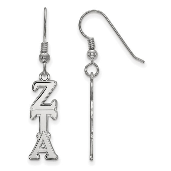 Sterling Silver Sterling Silver Rh-plated LogoArt Kappa Delta Heart Pendant Sterling Silver Sterling Silver Rh-plated LogoArt Kappa Delta Heart Pendant