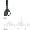 Thumbnail Image 3 of Men's Diamond Accent Carbon fiber Cross Pendant in Stainless Steel with Black IP - 24"