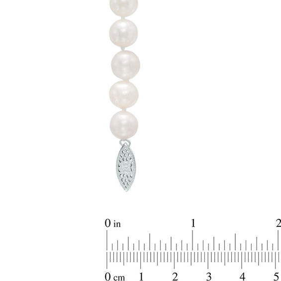 8.5 - 9.5mm Oval Cultured Freshwater Pearl Strand Necklace with Sterling Silver Clasp - 50" 8.5 - 9.5mm Oval Cultured Freshwater Pearl Strand Necklace with Sterling Silver Clasp - 50"