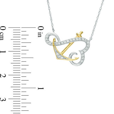 1/5 CT. T.W. Diamond Infinity Heart 