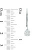 Thumbnail Image 2 of 1/5 CT. T.W. Composite Diamond Drop Earrings in 10K White Gold
