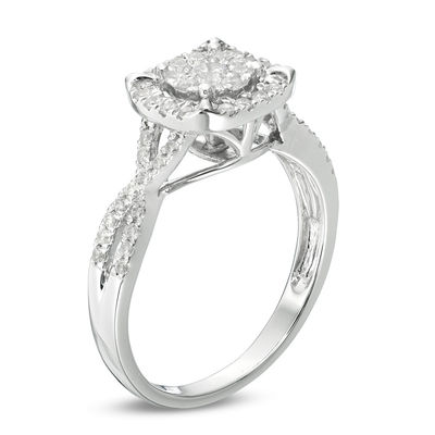 zales twist engagement ring