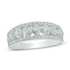 Thumbnail Image 0 of 1/2 CT. T.W. Diamond Heart Frame Nine Stone Anniversary Band in 14K White Gold