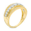 Thumbnail Image 1 of 1 CT. T.W. Diamond Multi-Row Split Shank Band in 14K Gold