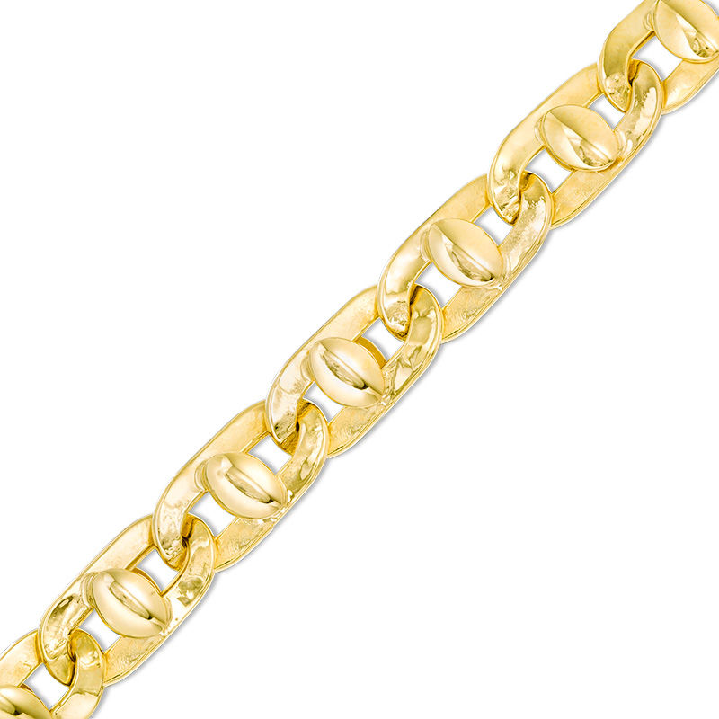 Men's Mariner Chain Bracelet in 10K Gold - 8.5"