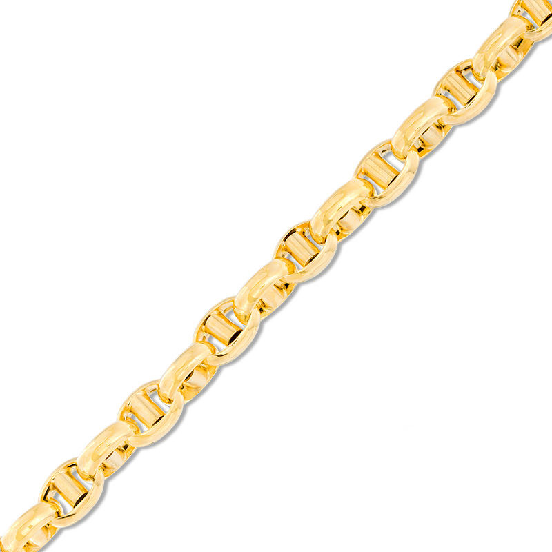 Main Image 1 of Mariner Chain Bracelet in 10K Two-Tone Gold - 8.5"