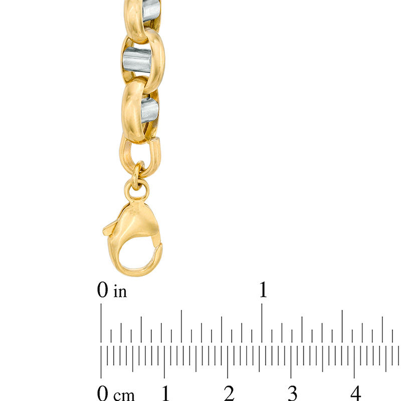 Zales Men's 10K Gold Mariner Link Chain Bracelet