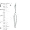 Thumbnail Image 1 of Diamond Accent Elongated Kite-Shaped Pendant and Drop Earrings Set in Sterling Silver