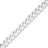 Thumbnail Image 0 of Men's 4.7mm Curb Chain Bracelet in Solid 14K White Gold - 8.0"