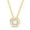 Thumbnail Image 0 of 1/4 CT. Diamond Solitaire Pendant in 10K Gold