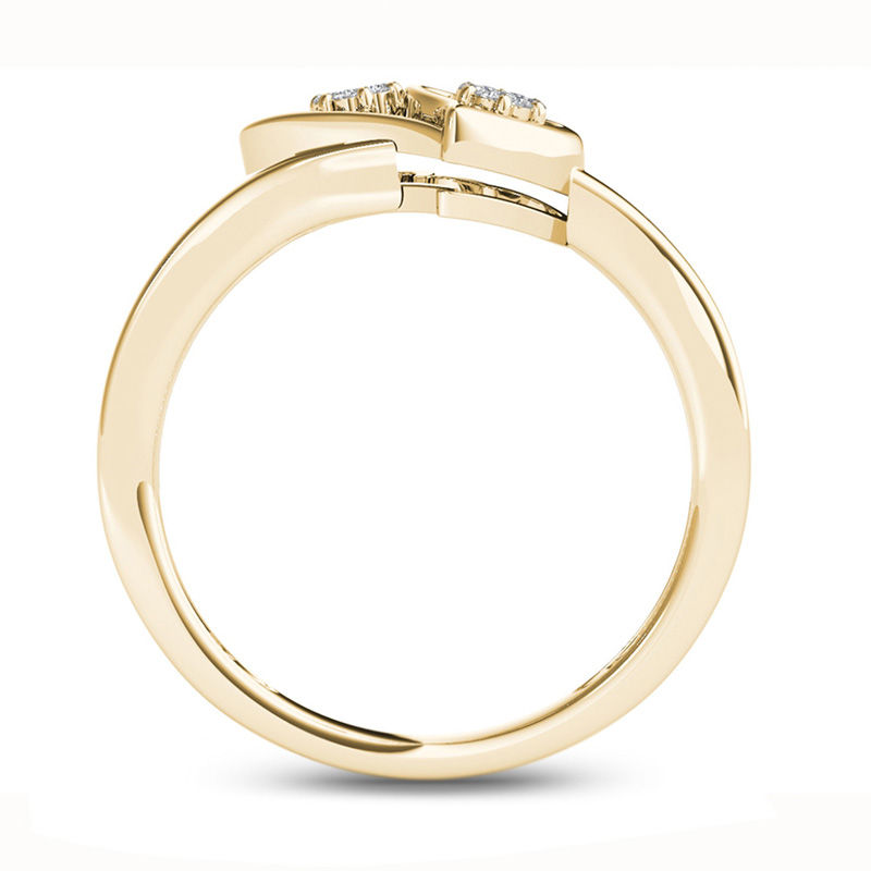 Zales double heart ring hotsell