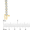 Thumbnail Image 2 of 1/4 CT. T.W. Diamond Tennis Bracelet in Sterling Silver with 14K Gold Plate - 7.25"