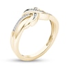 Thumbnail Image 2 of 1/15 CT. T.W. Diamond "X" Ring in 10K Gold